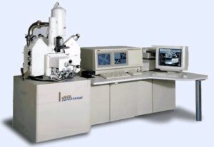 The JXA-8900 SuperProbe is a high resolution SEM and a WD/ED Combined Electron Probe Microanalyzer (EPMA)