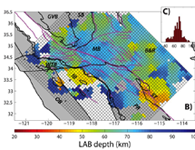 Lithospheric thickness across Southern California